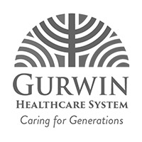 Gurwin Healthcare System logo featuring an abstract design and the tagline 'Caring for Generations'.