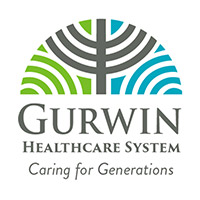 Gurwin Healthcare System logo featuring a stylized menorah design and the tagline 'Caring for Generations'.