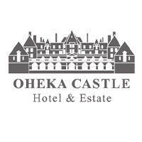 Logo of Oheka Castle Hotel & Estate featuring a castle silhouette and elegant text.