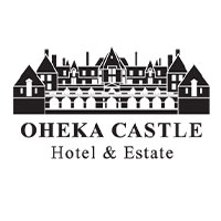 Oheka Castle logo featuring a detailed castle illustration and the text 'Oheka Castle Hotel & Estate.'