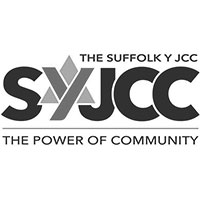 Logo of The Suffolk Y JCC featuring the text 'SYJCC' and the slogan 'The Power of Community'.
